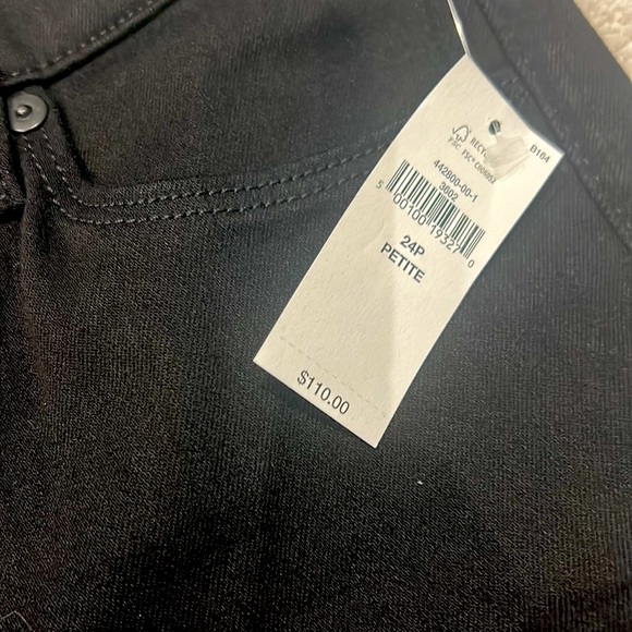 Banana Republic high rise black skinny jeans - Picture 3 of 4